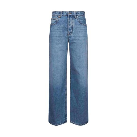 Jacquemus Women Light Blue The Wide De-Nîmes Denim Jeans